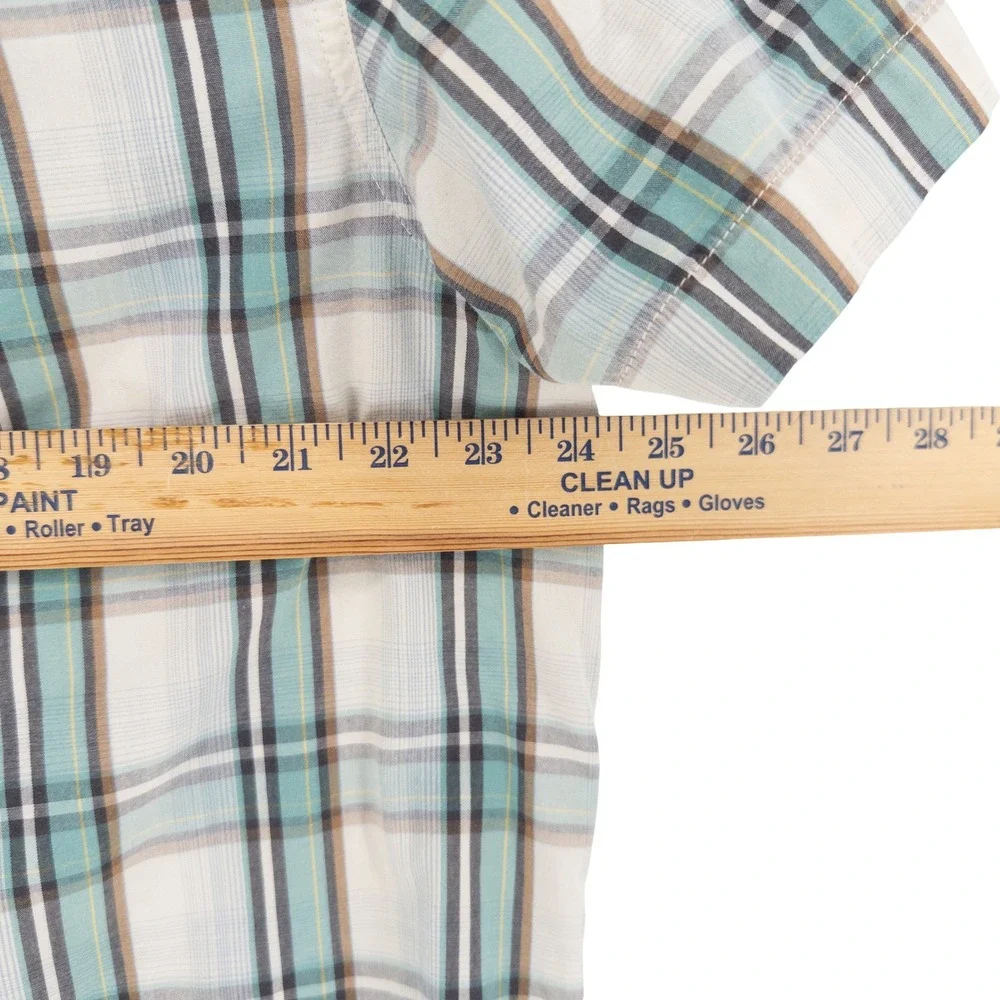 The North Face Mens XL Hammets Shirt Button Up Shirt Plaid Short Sleeve Gorpcore